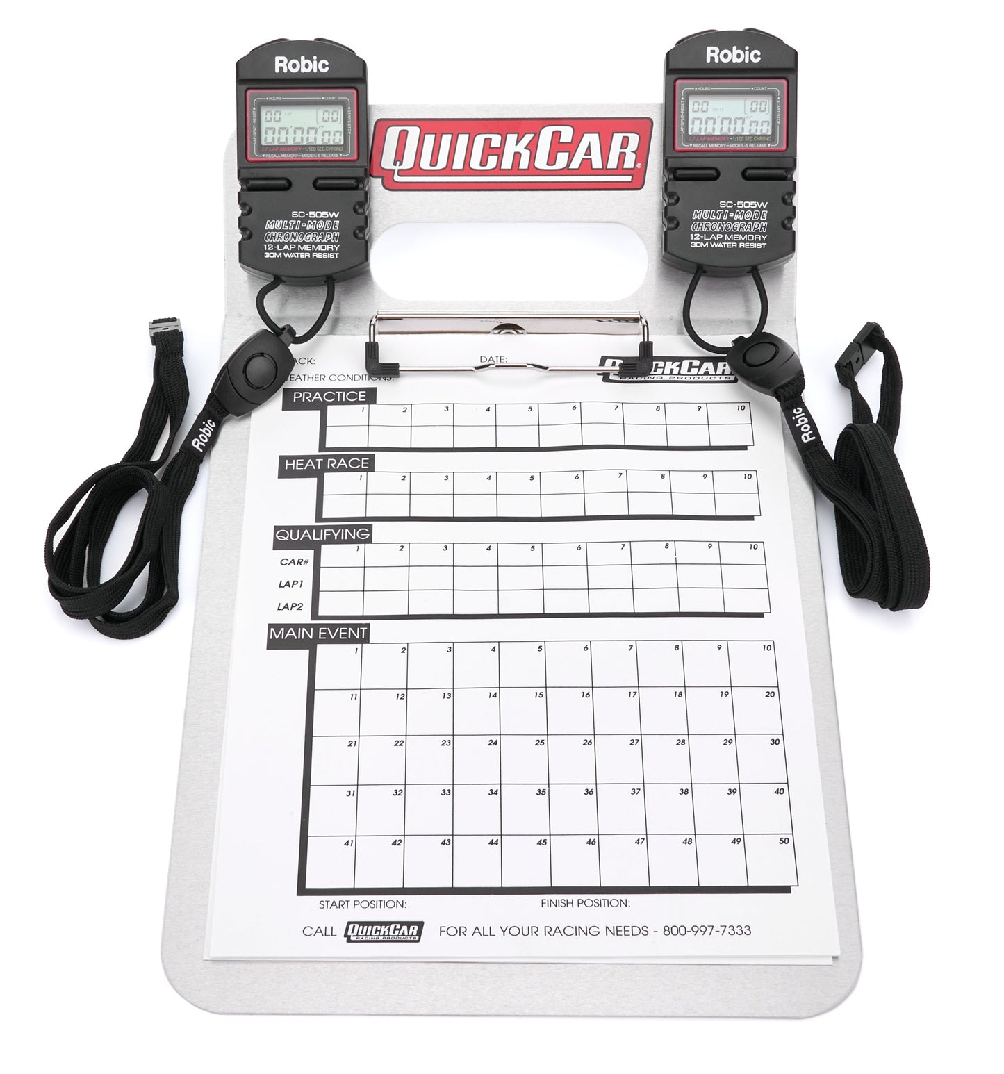 Dual Timing Clipboard QUICKCAR RACING PRODUCTS
