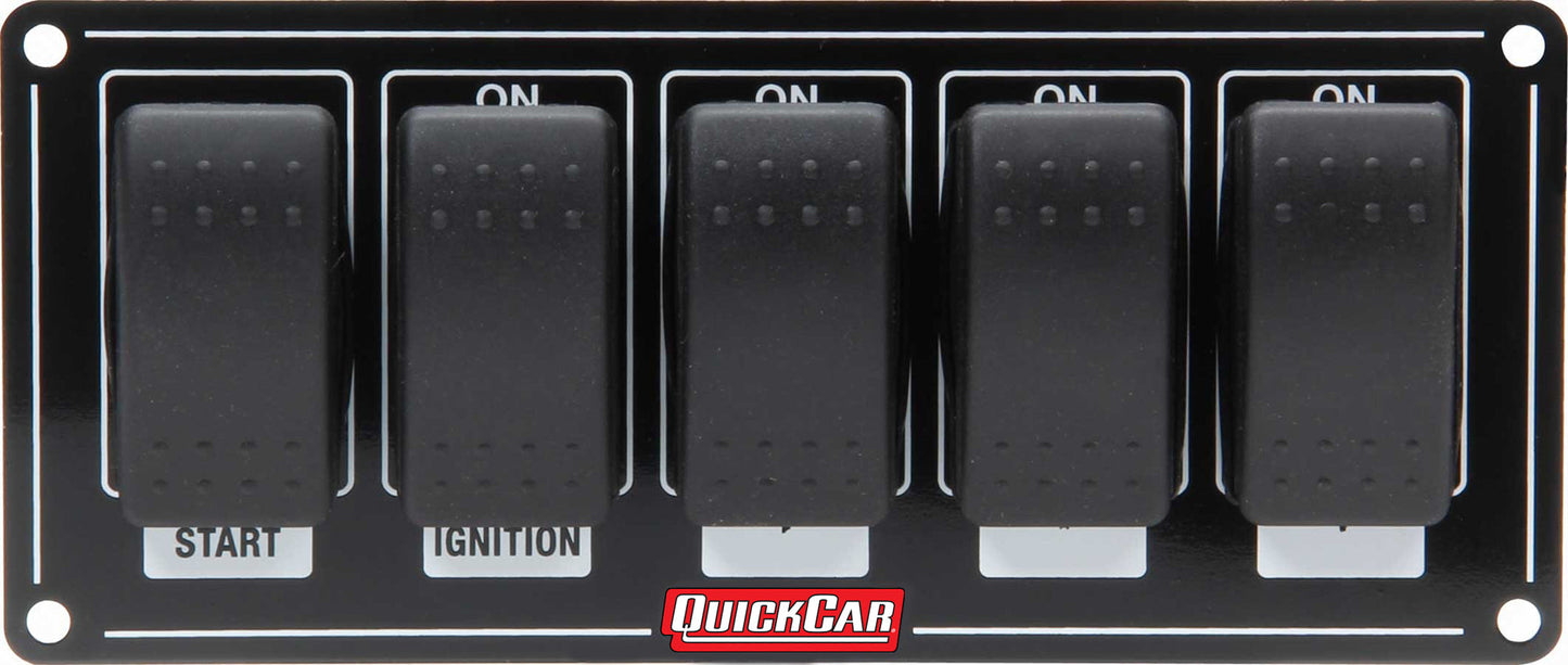 Ignition Panel w/ Rocker Switches QUICKCAR RACING PRODUCTS