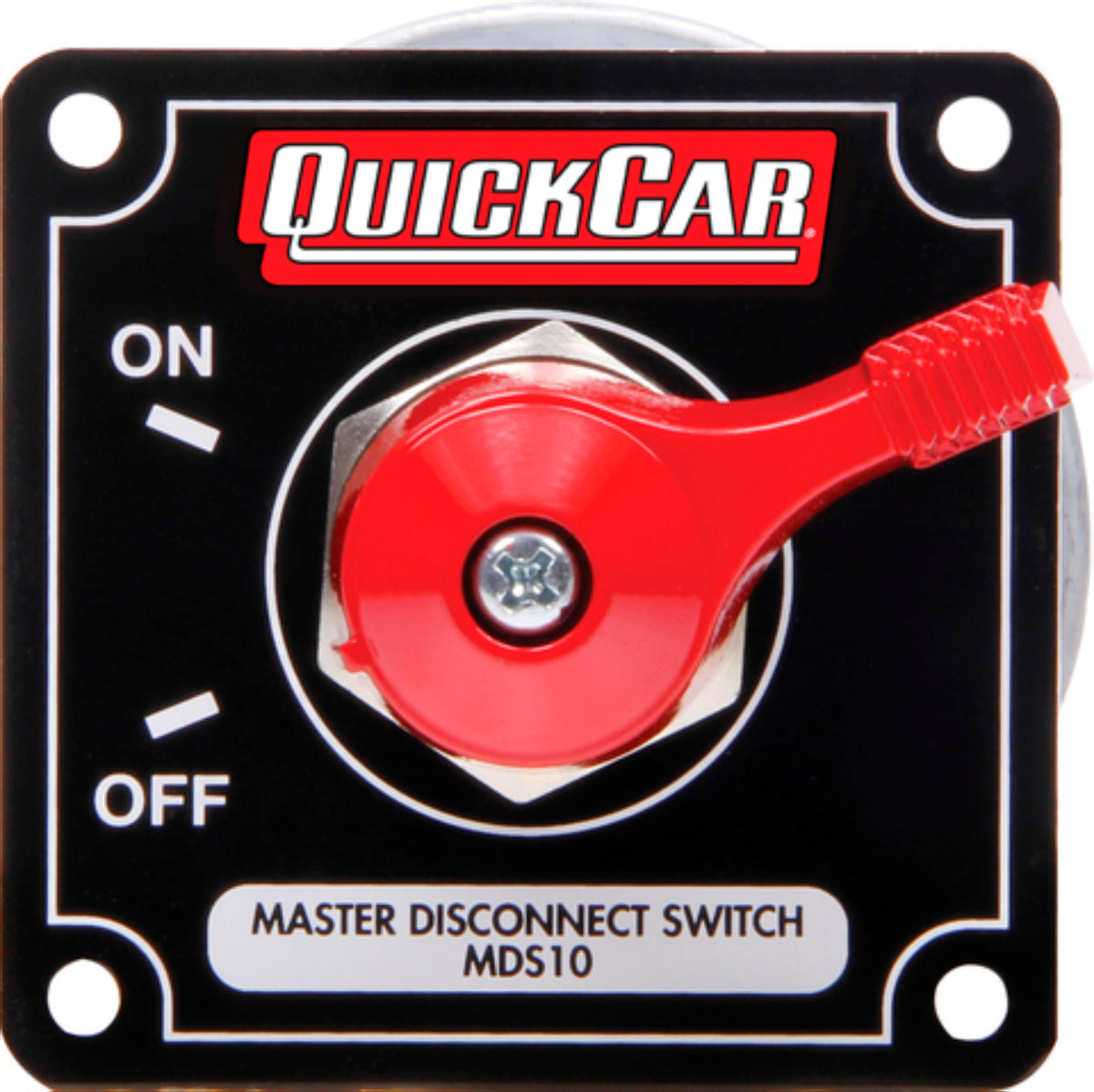 Master Disconnect High Amp 4 Post Black Plate QUICKCAR RACING PRODUCTS