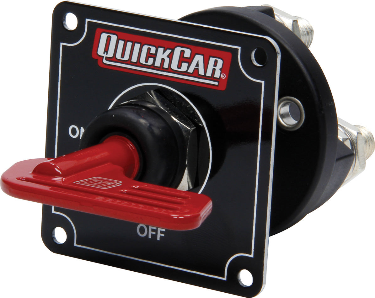 Master Disconnect Black w/Removable Red Key QUICKCAR RACING PRODUCTS