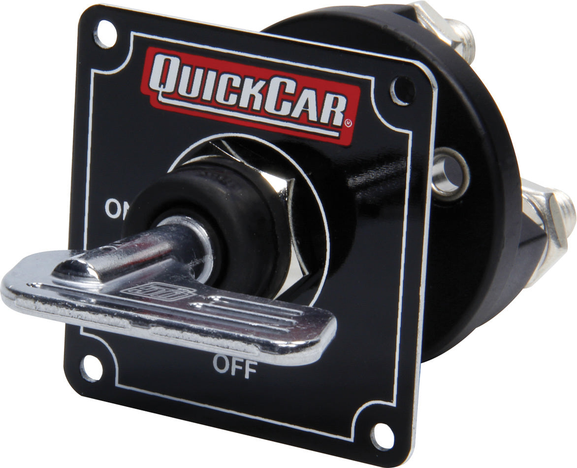 Master Disconnect Black w/Removable Silver Key QUICKCAR RACING PRODUCTS