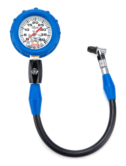 Tire Gauge 40 PSI Glo Gauge QUICKCAR RACING PRODUCTS