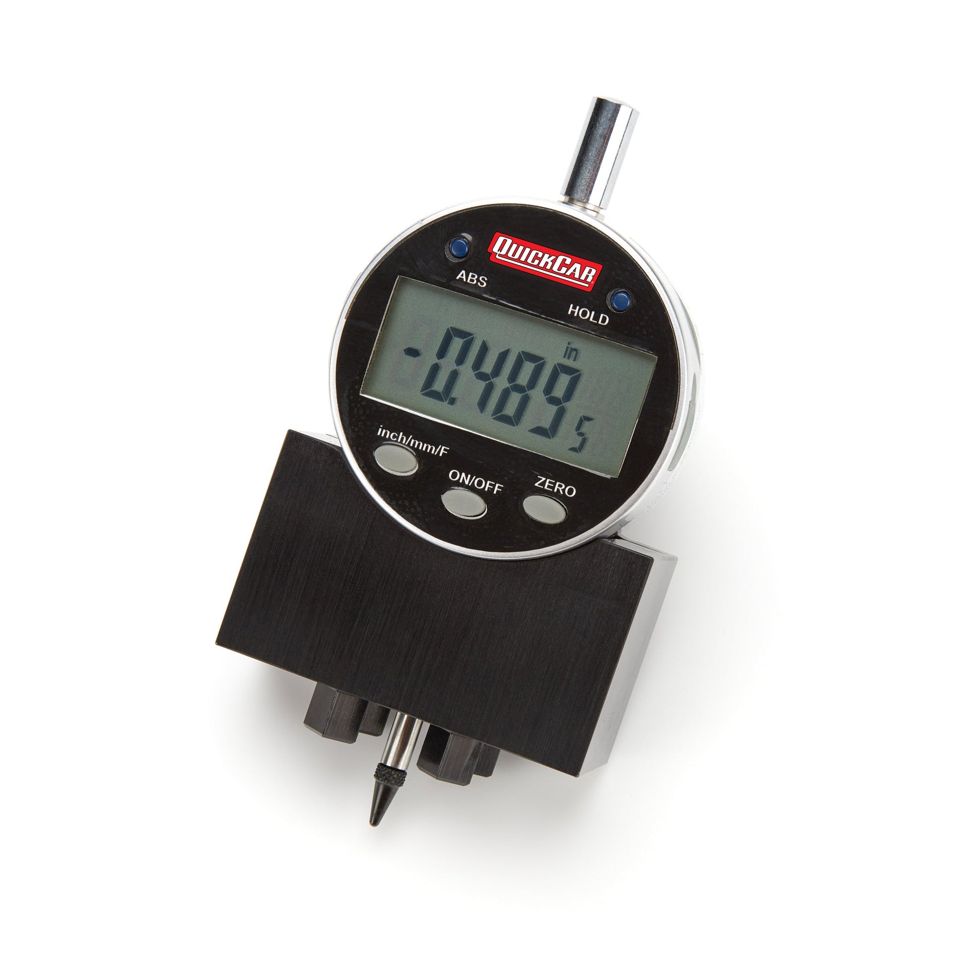 Tread Depth Gauge Digital w/ Billet Base QUICKCAR RACING PRODUCTS