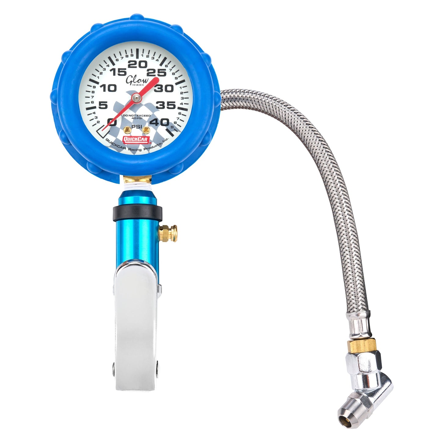 Tire Inflator 0-40psi Glow QUICKCAR RACING PRODUCTS