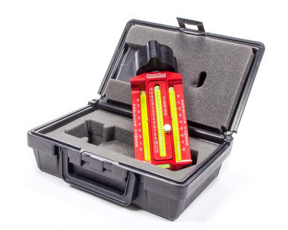 Caster Camber Gauge with Case & Magnetic Adapter QUICKCAR RACING PRODUCTS