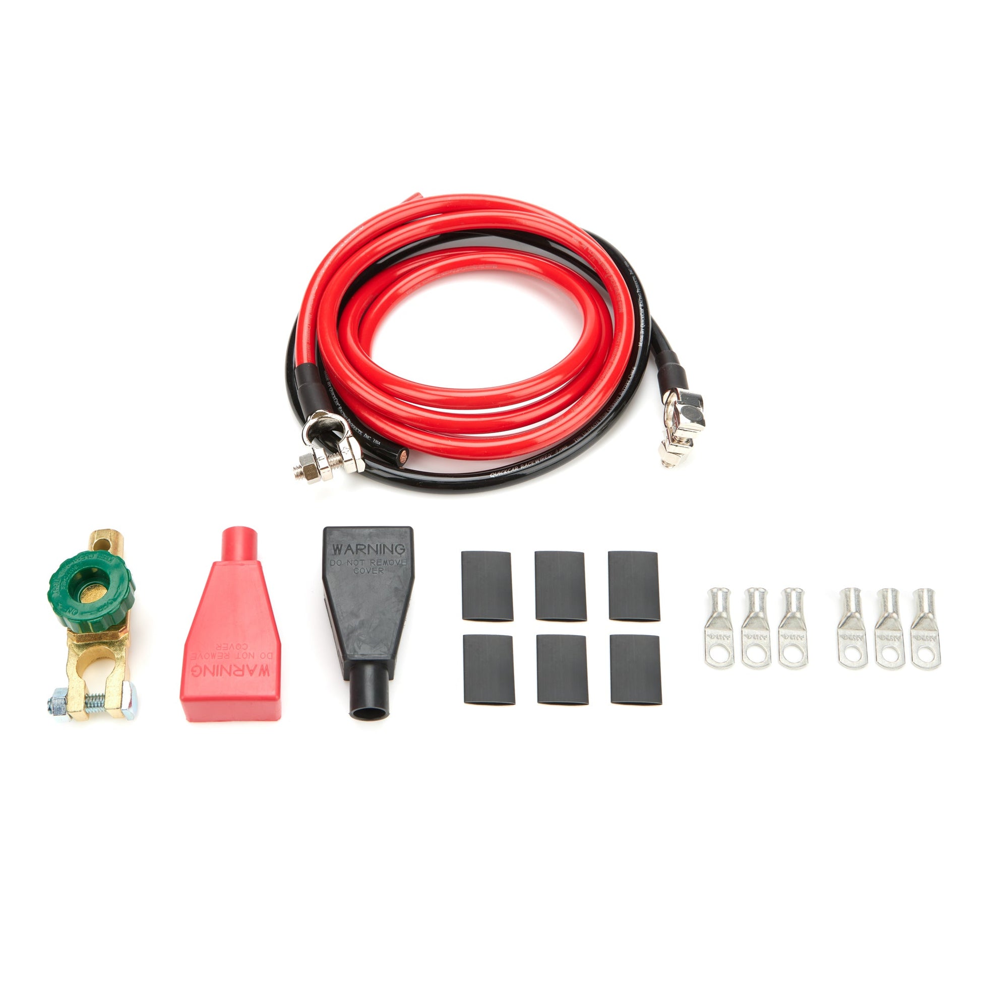 Battery Cable Kit 4 Ga. 6ft Red & 3ft Black QUICKCAR RACING PRODUCTS