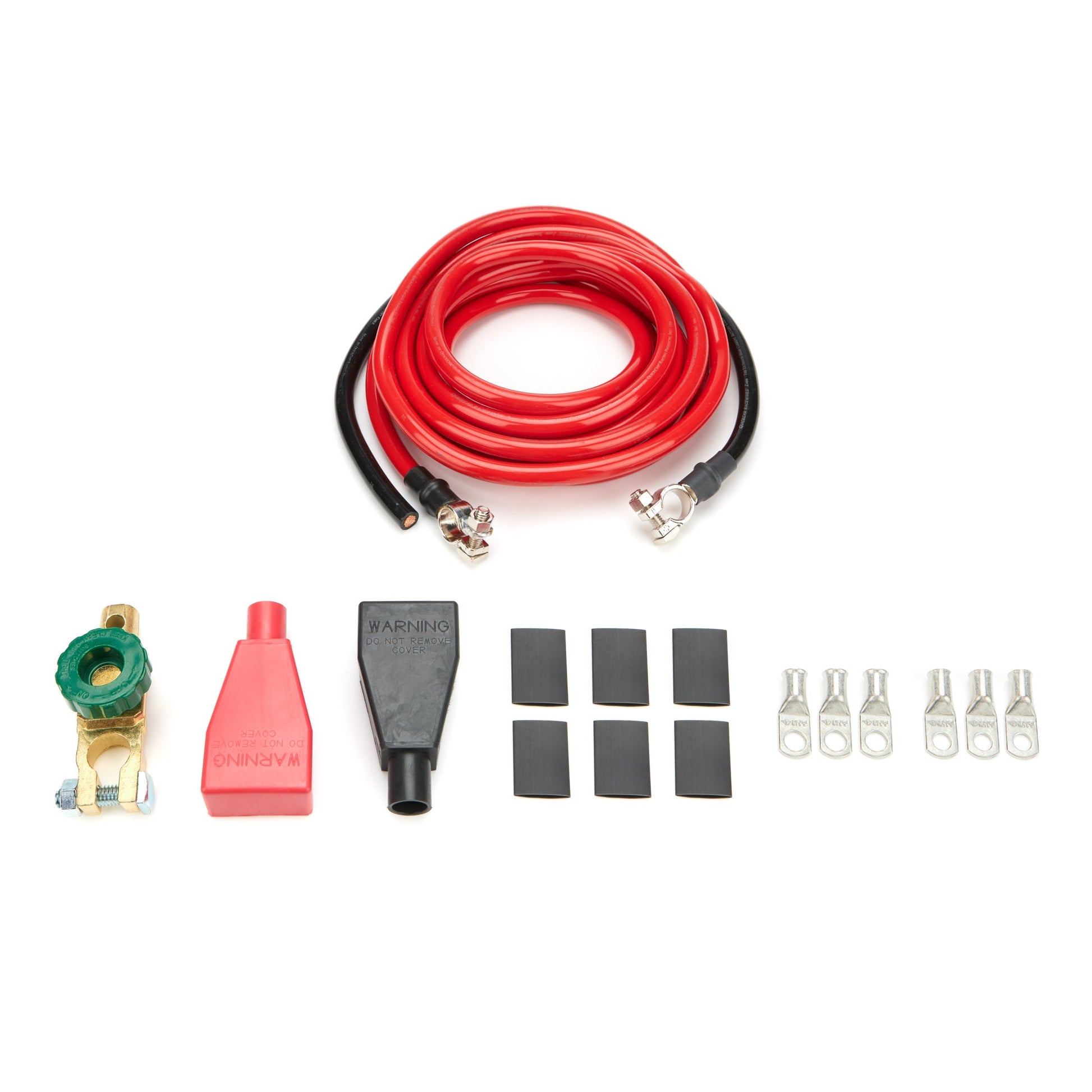 Battery Cable Kit 2 Ga. 15ft Red & 2ft Black QUICKCAR RACING PRODUCTS