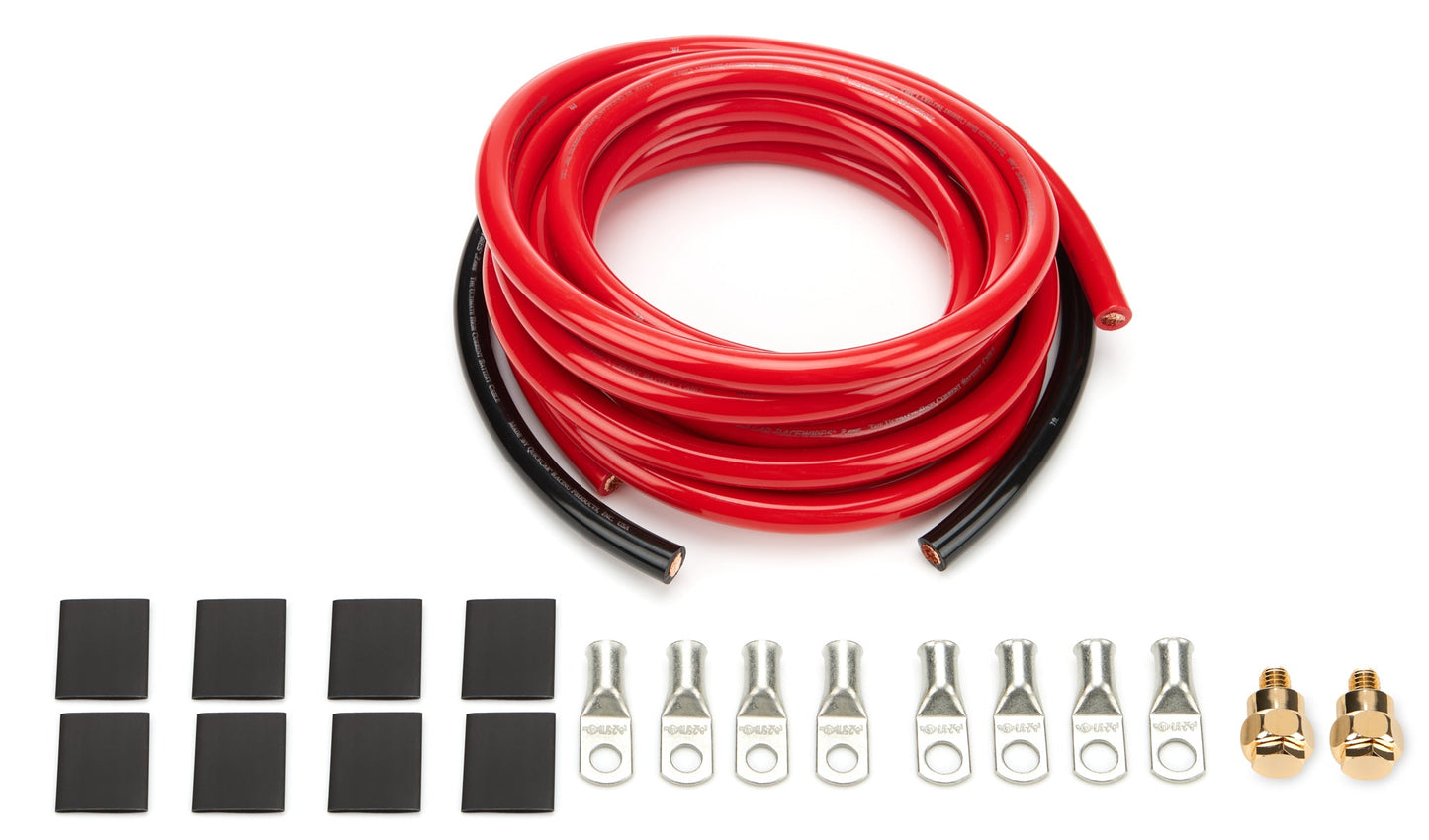 Battery Cable Kit 2 Gauge Side Mt QUICKCAR RACING PRODUCTS