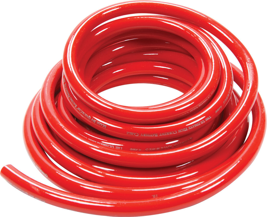 Power Cable 4 Gauge Red 15Ft QUICKCAR RACING PRODUCTS