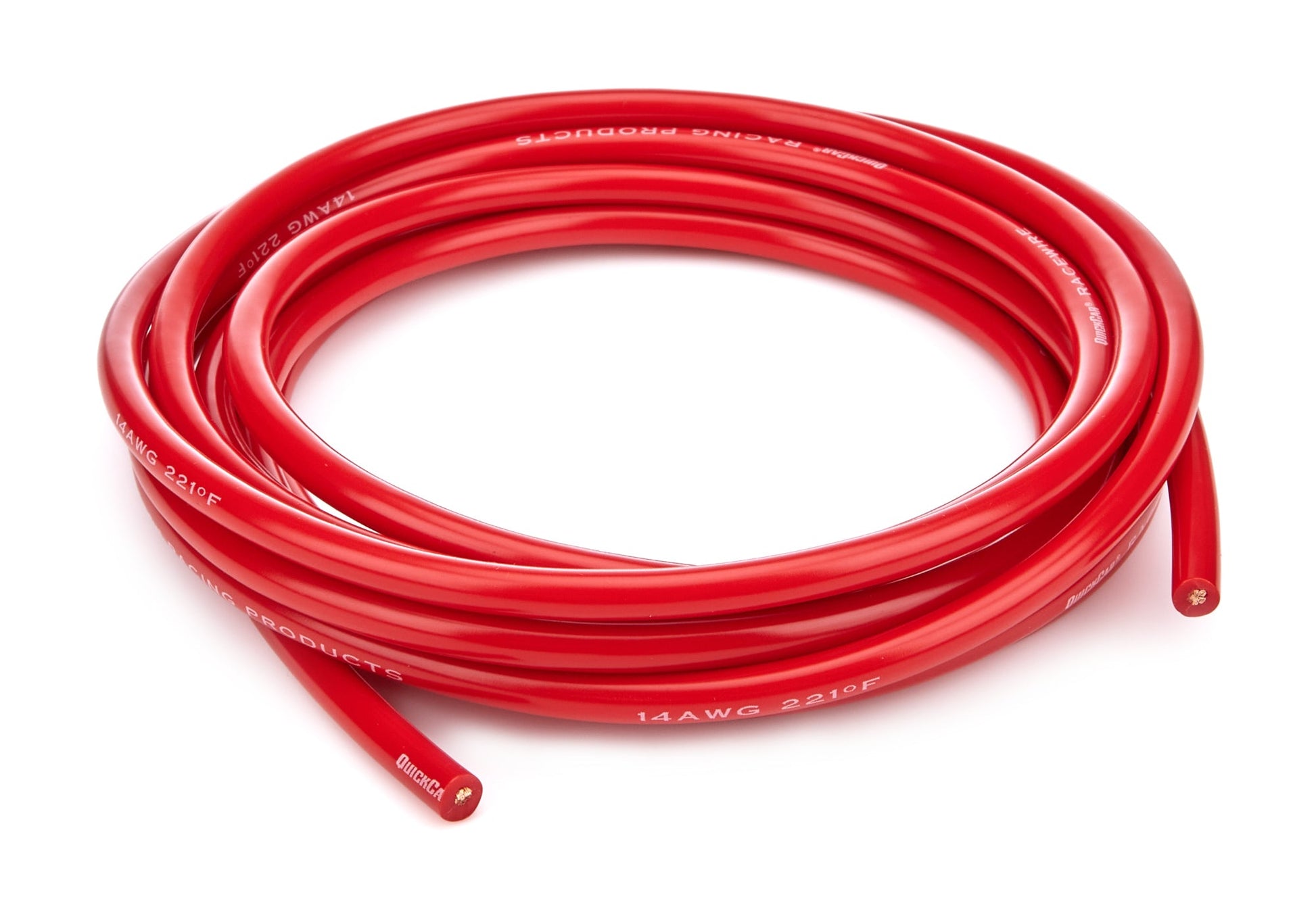 Wire 14 Gauge Red 10ft QUICKCAR RACING PRODUCTS