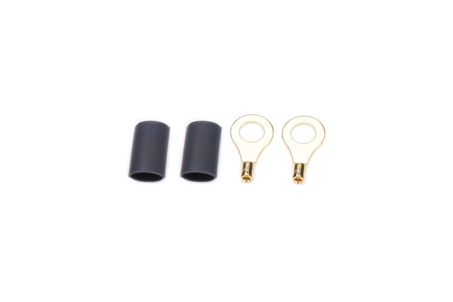 Ring Terminal 1/4in 18- 22 Ga w/Heat Shrink Pair QUICKCAR RACING PRODUCTS
