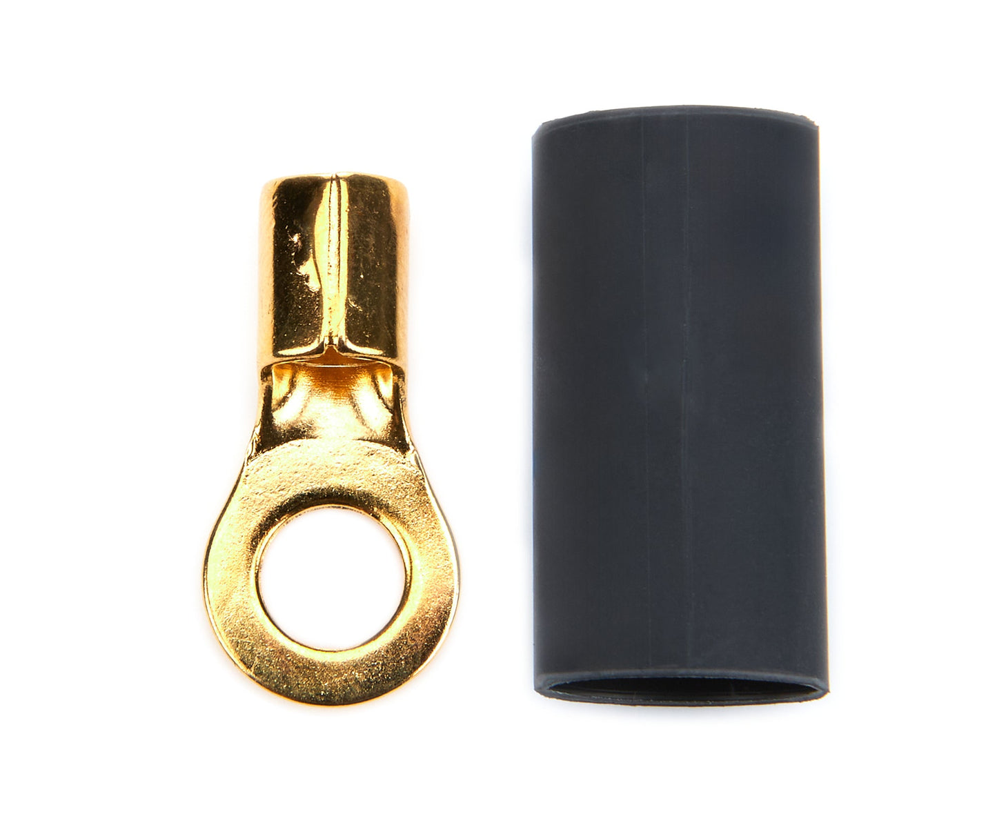 Ring Terminal 1/4 8 GA. Pair w/Heat Shrink QUICKCAR RACING PRODUCTS