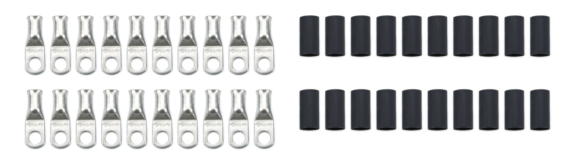 Ring Terminal 5/16in 4 Ga w/Heat Shrink 20pk QUICKCAR RACING PRODUCTS