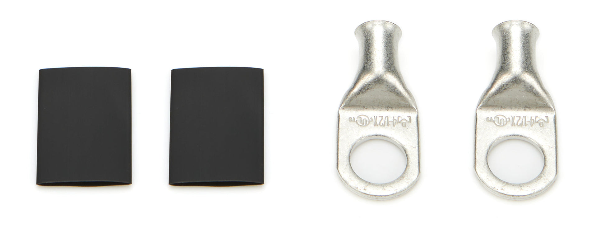 Power Ring 4 AWG 1/2in Hole Pair w/Heat Shrink QUICKCAR RACING PRODUCTS
