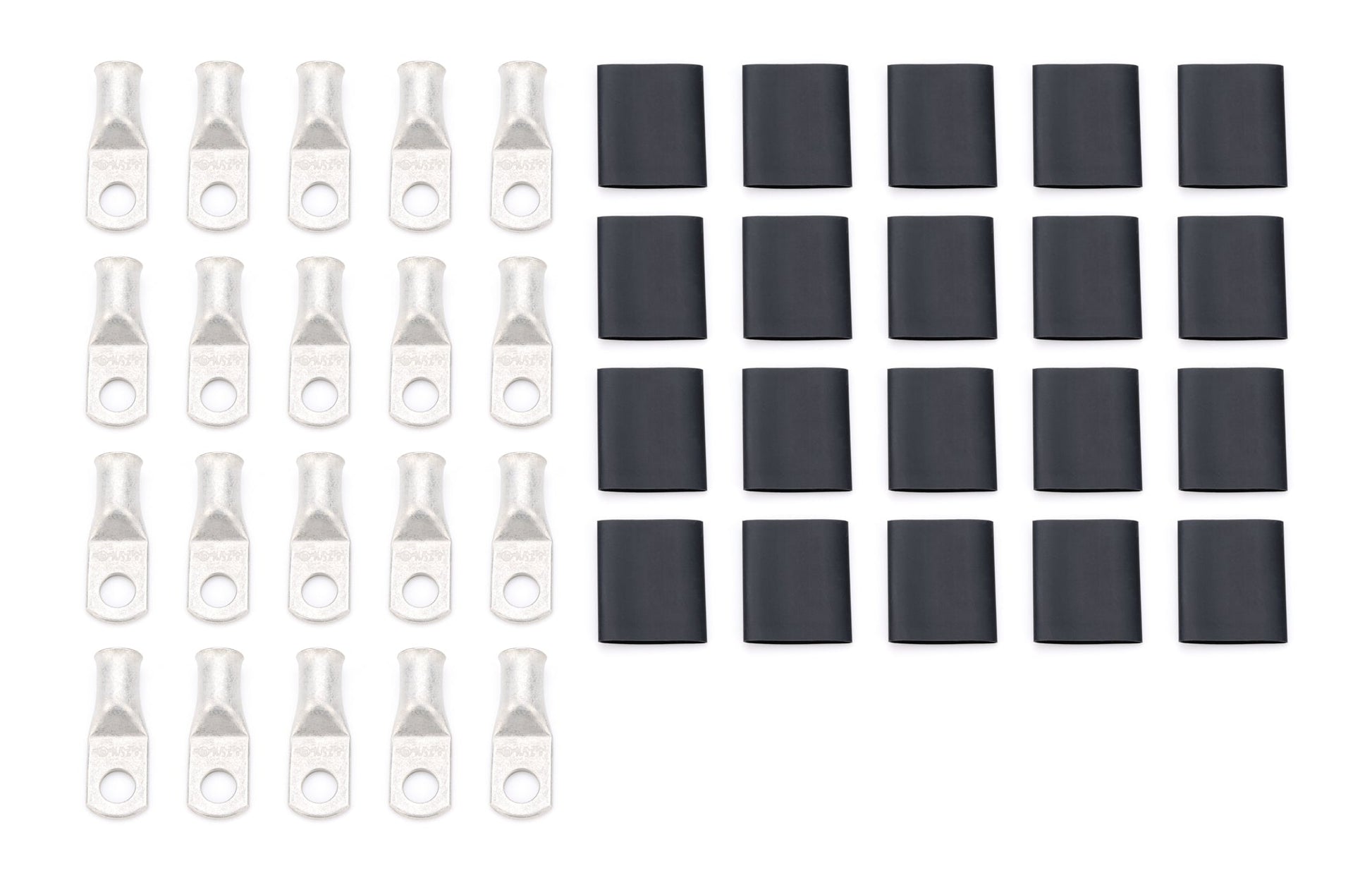 Ring Terminal 5/16in 2 Ga w/Heat Shrink 20pk QUICKCAR RACING PRODUCTS