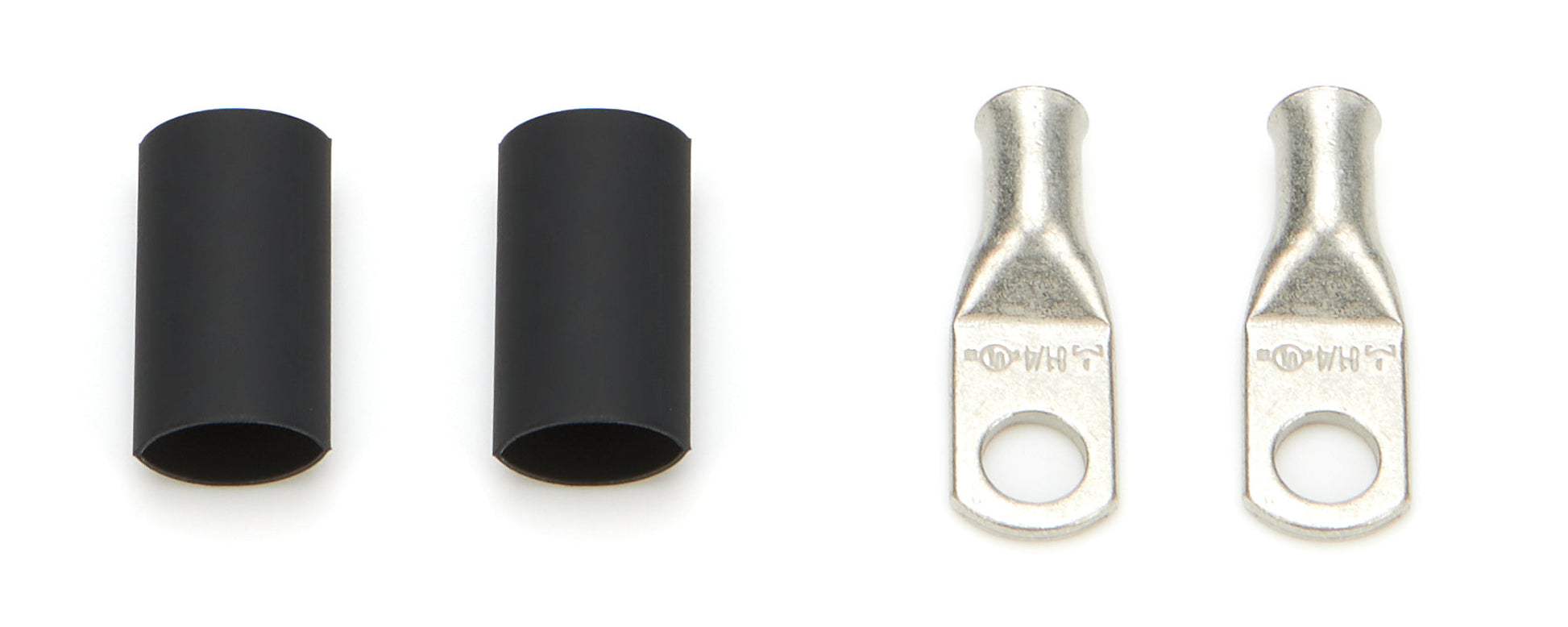 Power Ring 8 AWG 1/4in Hole Pair w/Heat Shrink QUICKCAR RACING PRODUCTS
