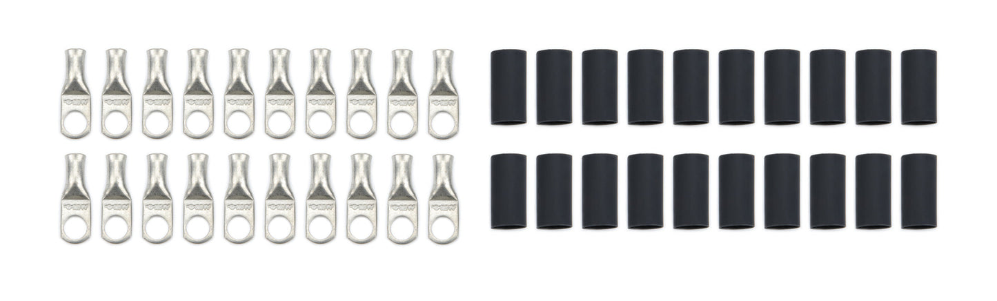 Ring Terminal 5/16in 8 Ga w/Heat Shrink 20pk QUICKCAR RACING PRODUCTS