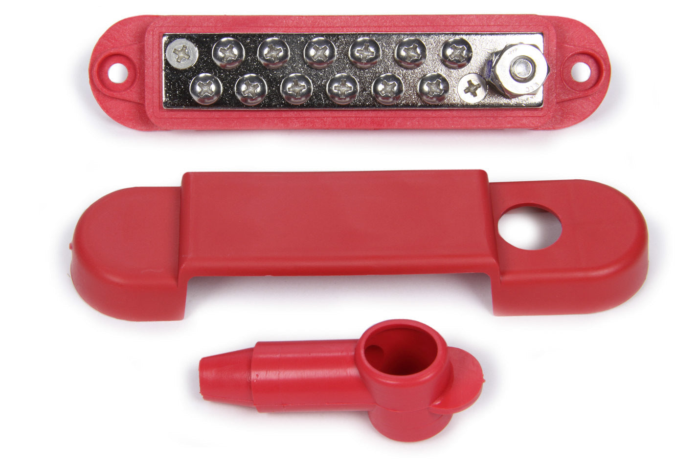 Red Terminal Buss Bar w/Covers QUICKCAR RACING PRODUCTS