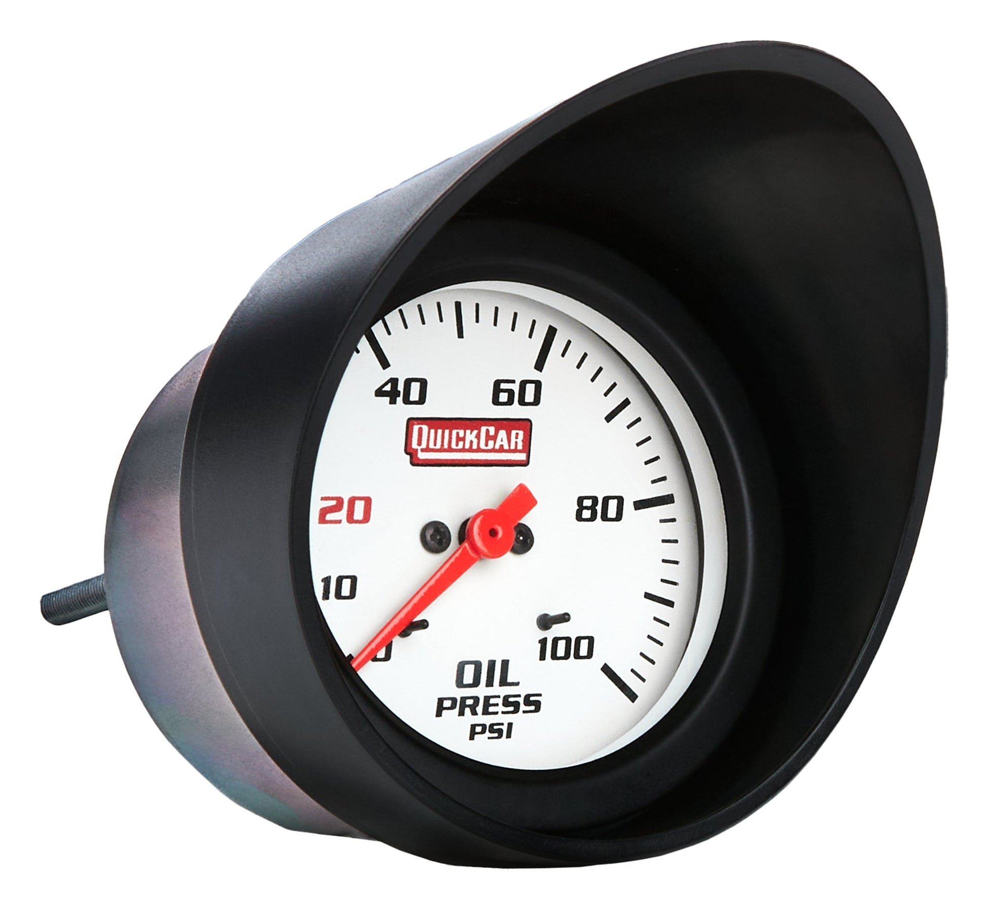 Gauge Visor Black 2-5/8in Gauges QUICKCAR RACING PRODUCTS