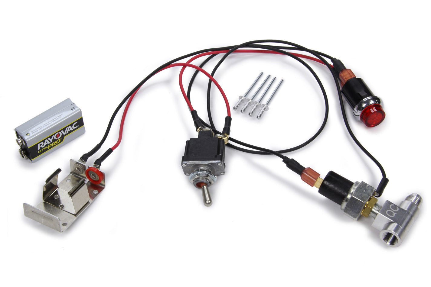 Oil Pressure Warning Kit Deluxe QUICKCAR RACING PRODUCTS