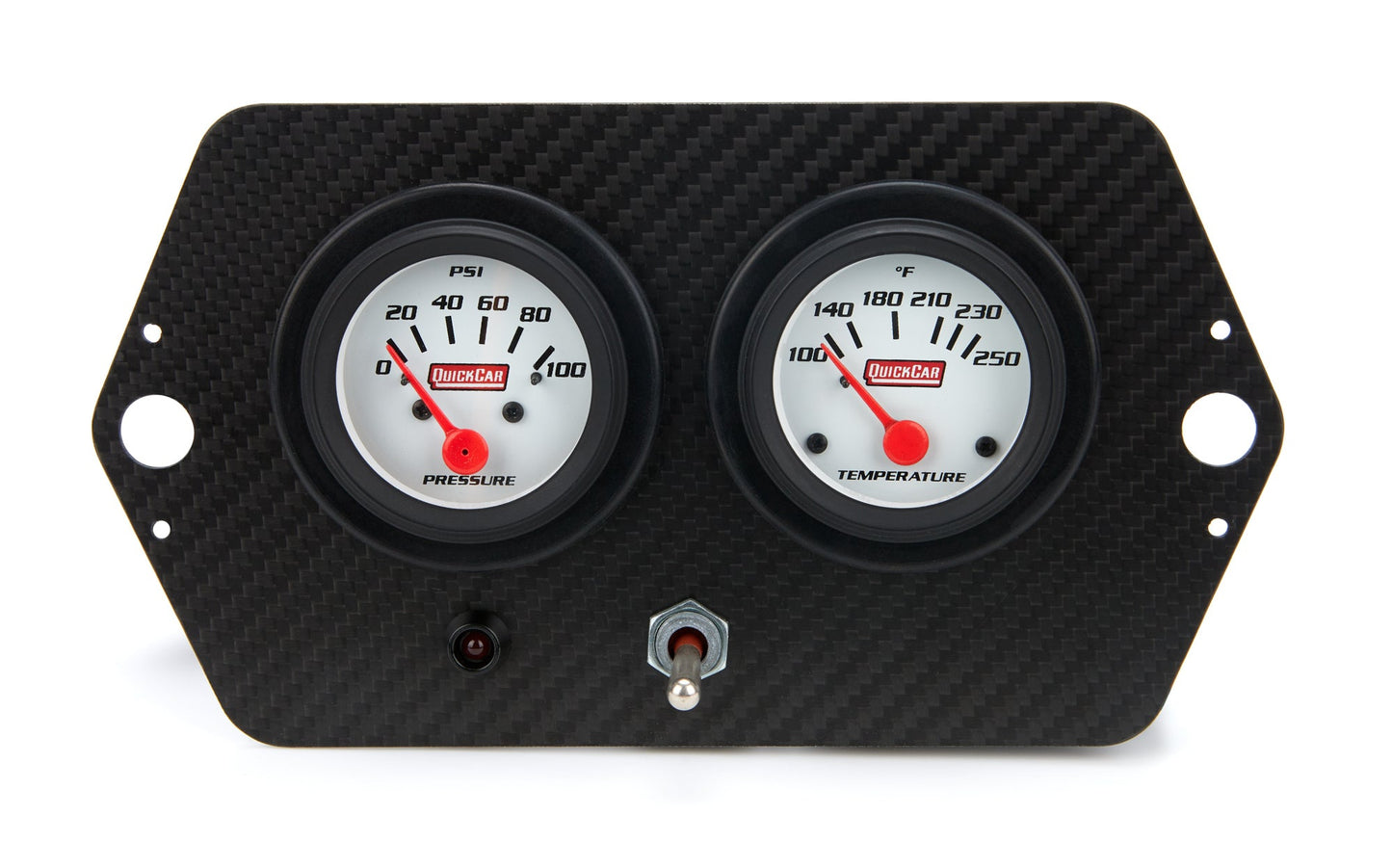 Gauge Panel Sprint 2in w/ Switch and Warning QUICKCAR RACING PRODUCTS