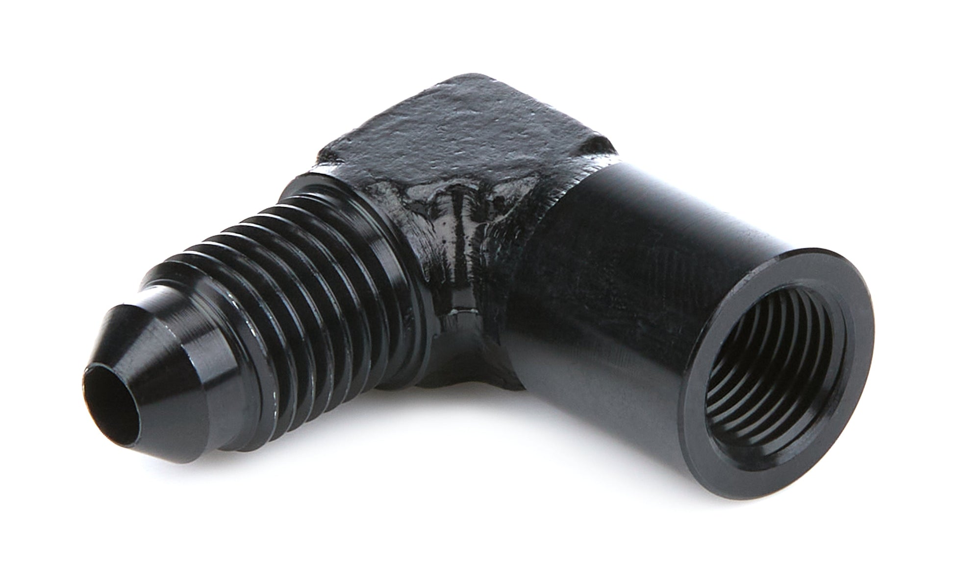Aluminum 90 Female 1/8in NPT to -4an Male QUICKCAR RACING PRODUCTS