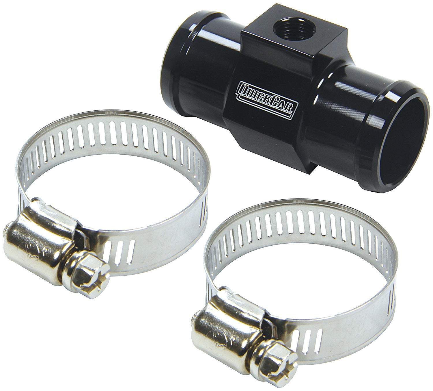 Temp Adapter 1in Hose w/ 1/8in NPT Port QUICKCAR RACING PRODUCTS