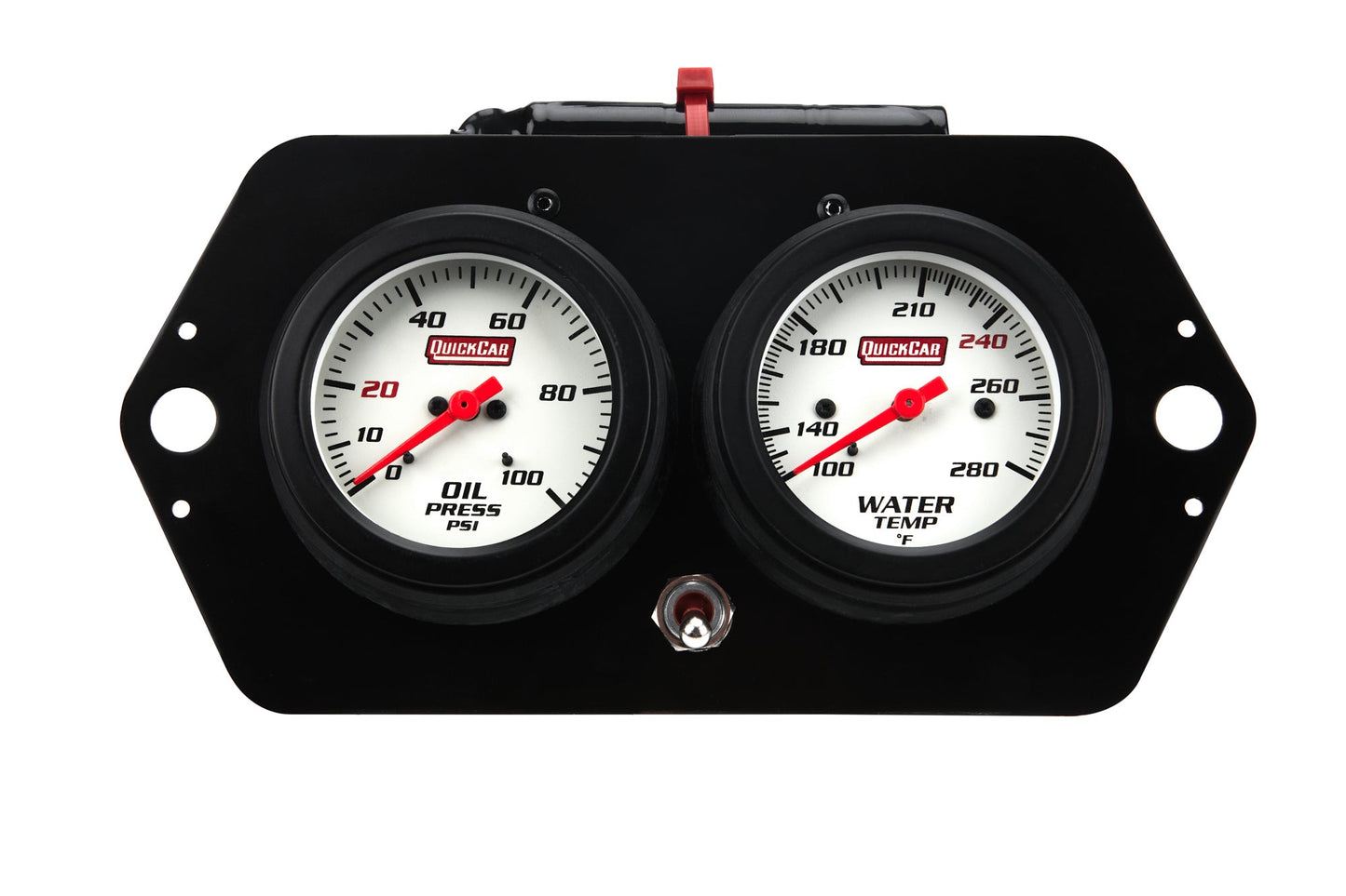 Extreme QuickCar Sprint Gauge Panel OP/WT QUICKCAR RACING PRODUCTS