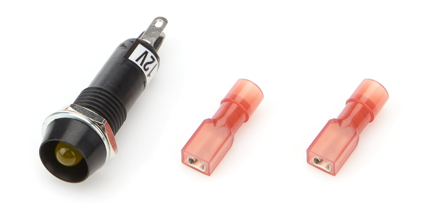 Warning Light 3/8in Amber QUICKCAR RACING PRODUCTS