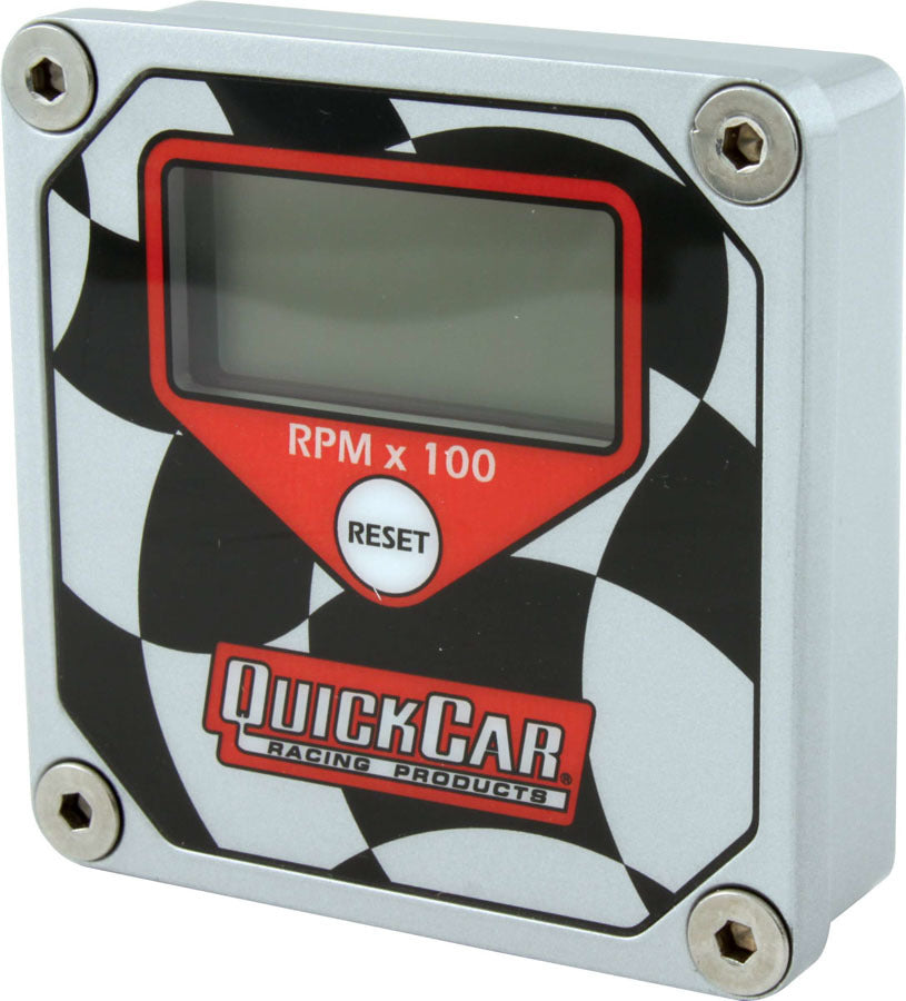 LCD Tachometer Checkered Flag Face QUICKCAR RACING PRODUCTS