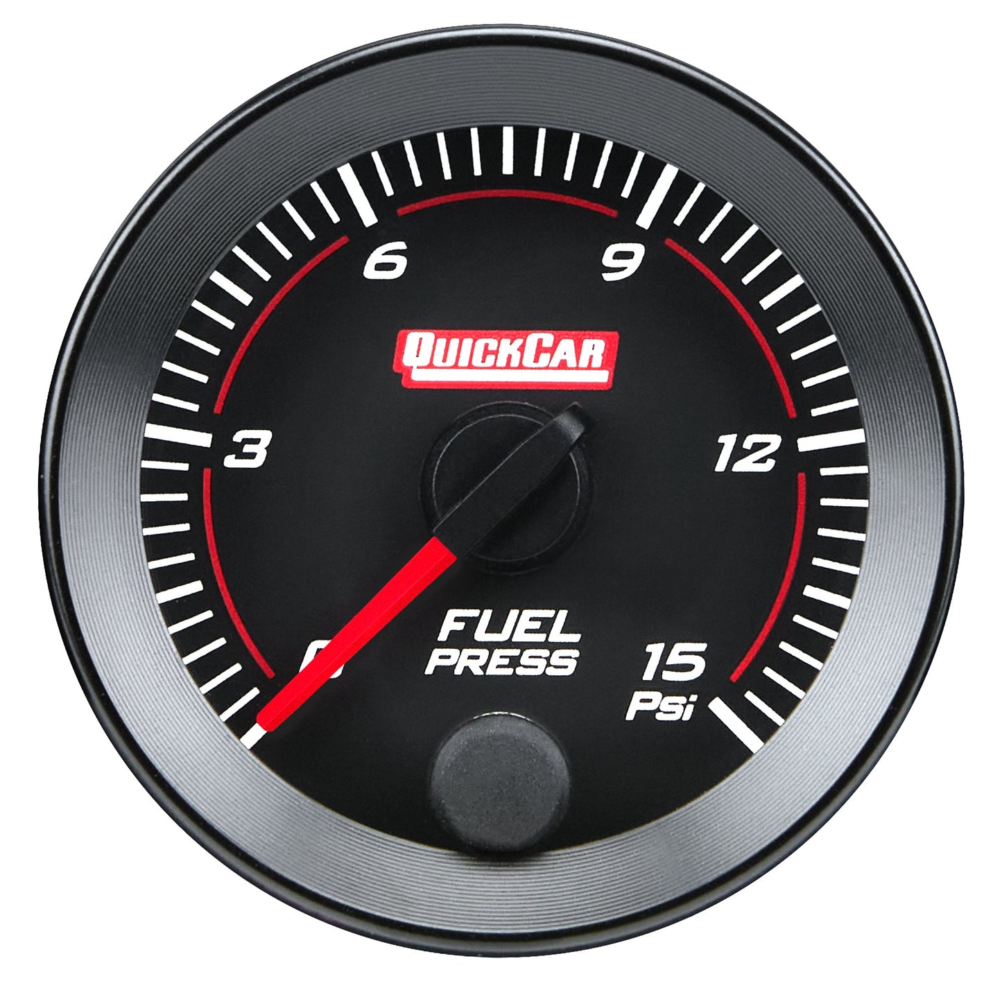 RedLine  Gauge 2-1/16in Fuel Pressure 0-15ps QUICKCAR RACING PRODUCTS