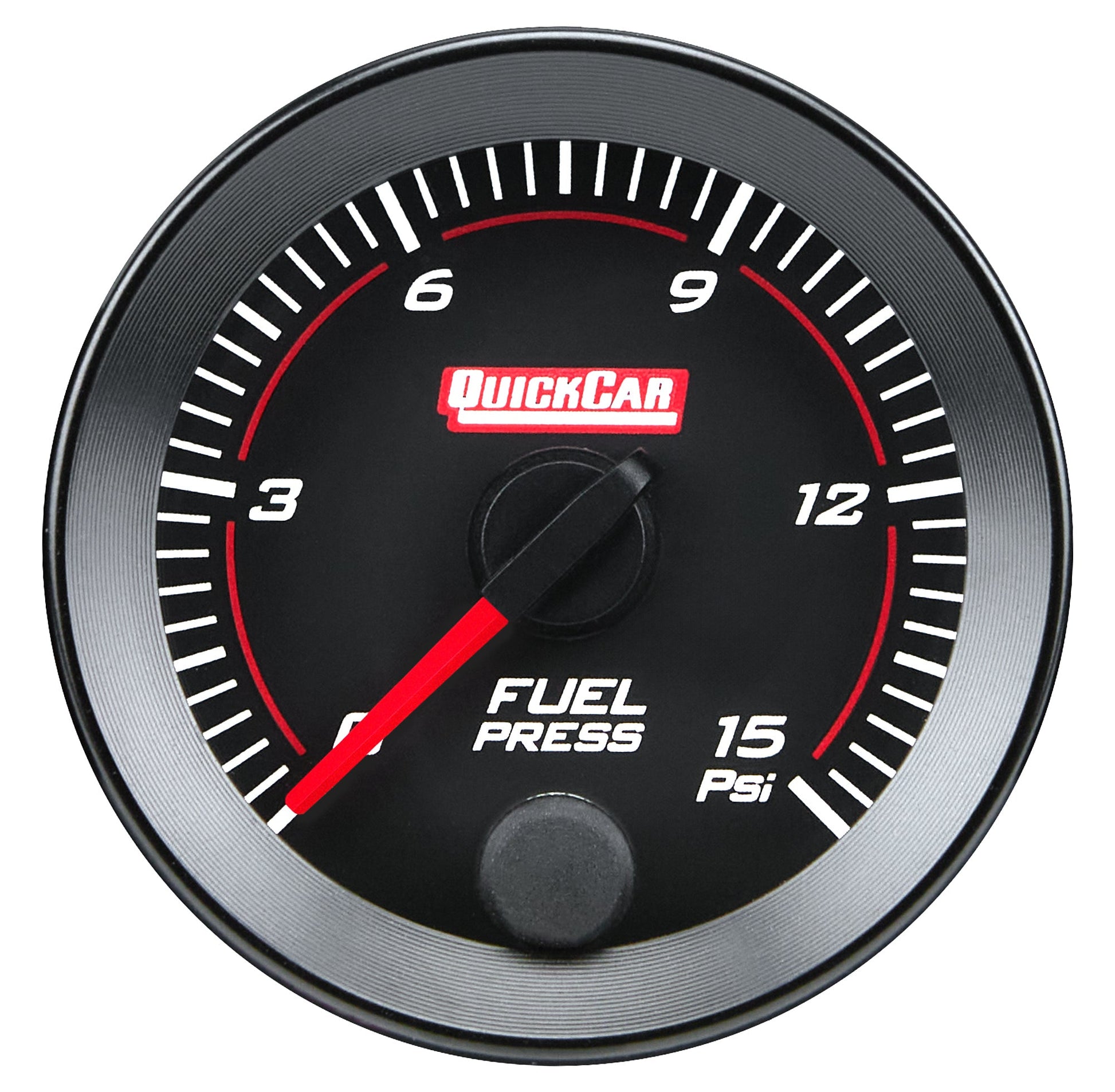 RedLine  Gauge 2-1/16in Fuel Pressure 0-15ps QUICKCAR RACING PRODUCTS