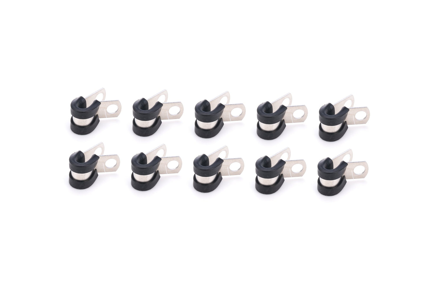 Adel Line Clamps Alum 1/4in 10pk QUICKCAR RACING PRODUCTS