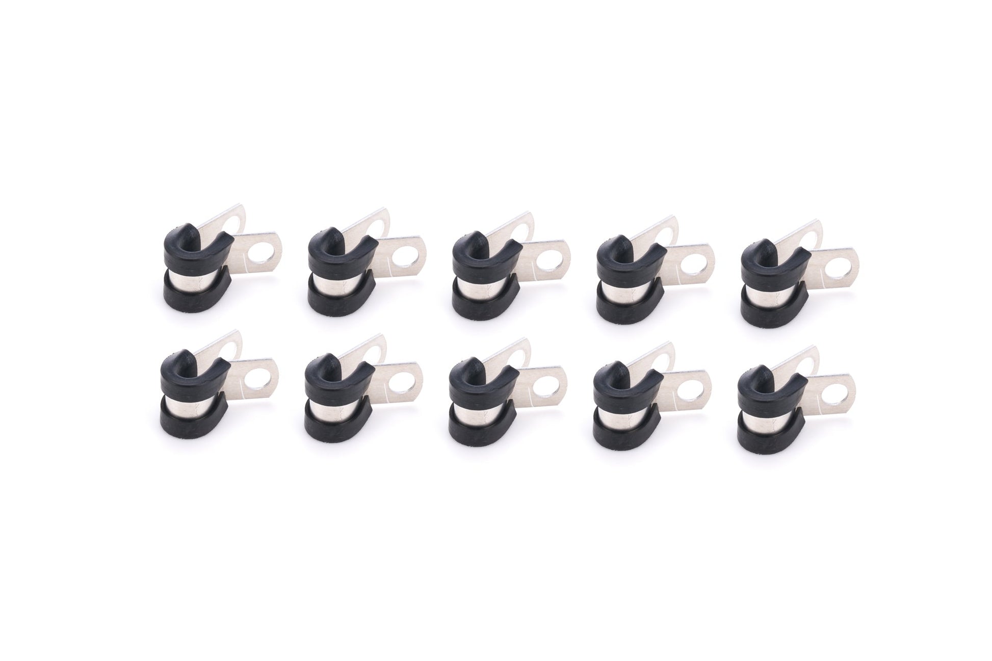 Adel Line Clamps Alum 1/4in 10pk QUICKCAR RACING PRODUCTS