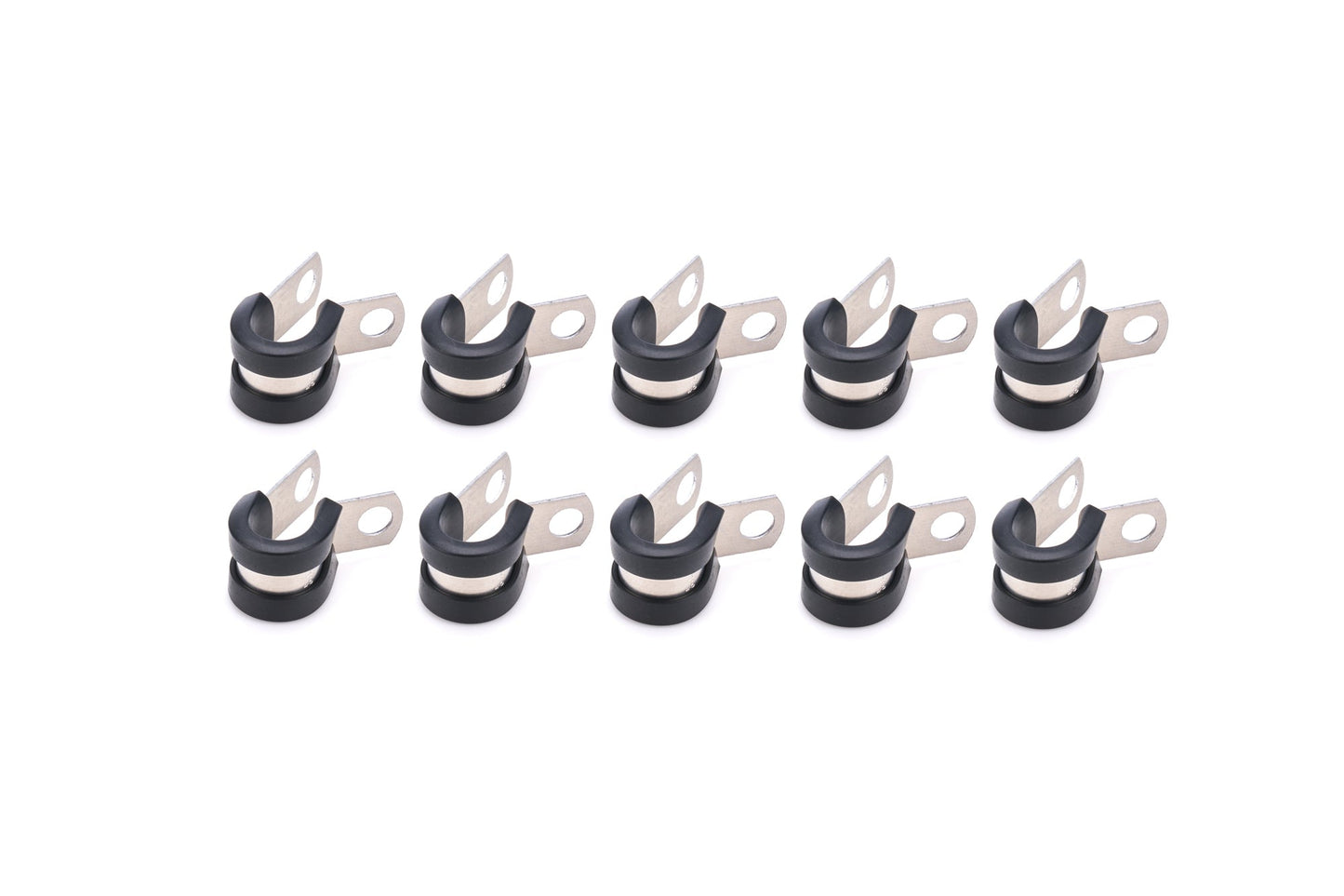 Adel Line Clamps Alum 3/8in 10pk QUICKCAR RACING PRODUCTS