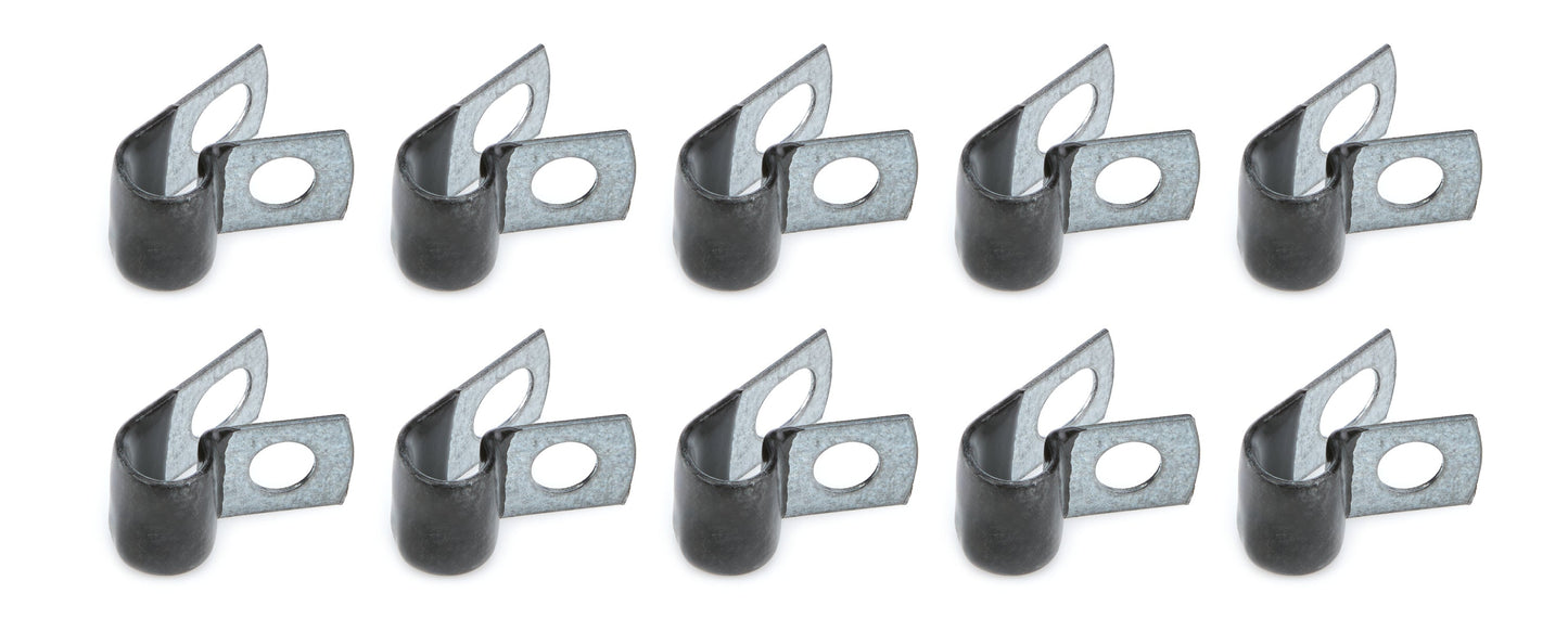 Alum Line Clamps 1/4in 10pk QUICKCAR RACING PRODUCTS