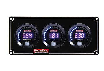 Digital 3-Gauge Panel OP/WT/OT QUICKCAR RACING PRODUCTS