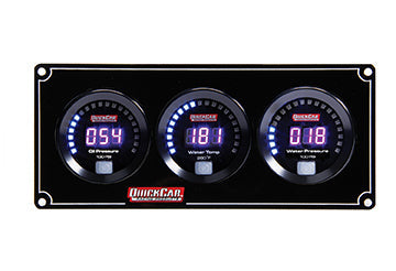 Digital 3-Gauge Panel OP/WT/WP QUICKCAR RACING PRODUCTS