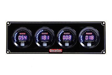 Digital 4-Gauge Panel OP/WT/FP/WP QUICKCAR RACING PRODUCTS