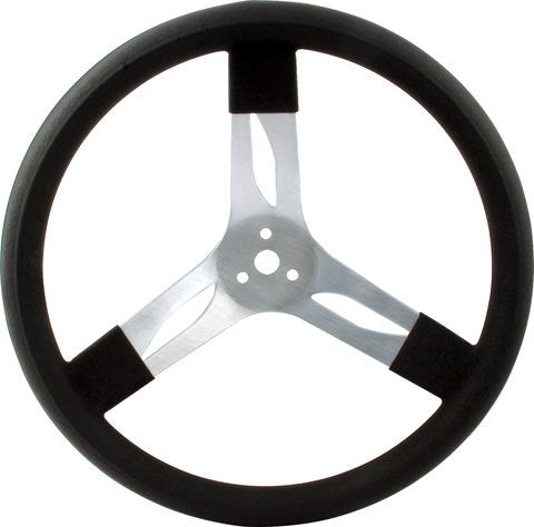 17in Steering Wheel Alum Black QUICKCAR RACING PRODUCTS