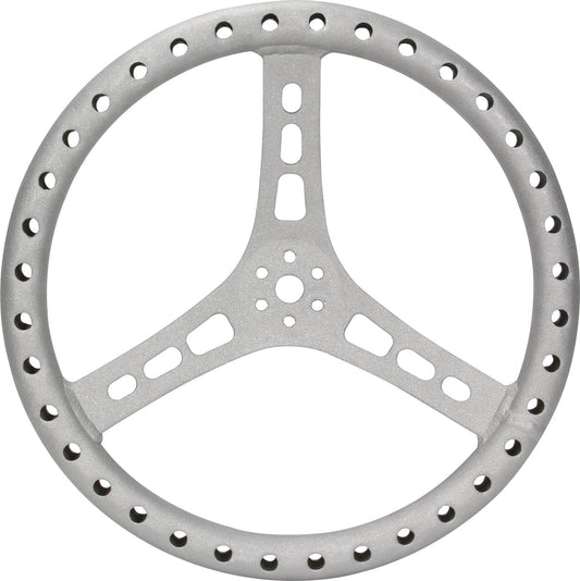 15in Steering Wheel L/W Aluminum Raw QUICKCAR RACING PRODUCTS