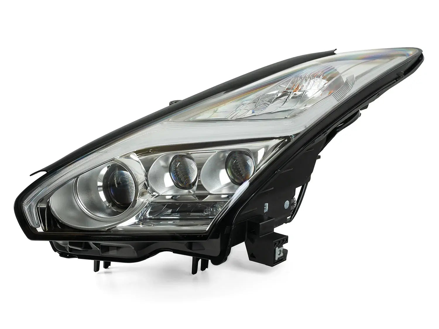 R35 Nissan GTR OEM Lightning Bolt Headlights 15+ Part # 26010-6AV0A + 26060-6AV0A Nissan