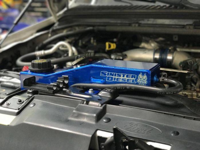 Sinister Diesel Coolant Reservoir (Degas) for 1999.5-2003 Ford Powerstroke 7.3L Sinister Diesel