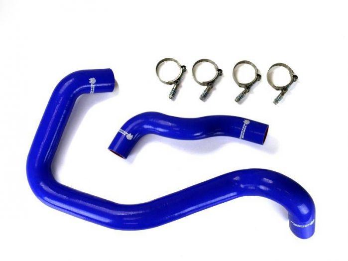 Sinister Diesel Radiator Hose Kit for 2005-2007 Ford Powerstroke 6.0L - 4WD Only (Blue) Sinister Diesel