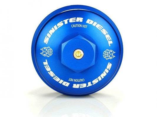Sinister Diesel Oil Filter Cap for 2003-2010 Ford Powerstroke 6.0L/6.4L Sinister Diesel