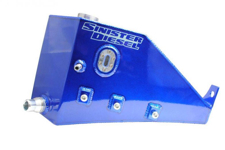 Sinister Diesel Coolant Reservoir (Degas) for 2008-2010 Ford Powerstroke 6.4L Sinister Diesel