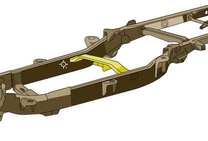 Rust Buster Forward Fuel Tank Crossmember for 2004-2008 Ford F-150 - RB7080