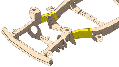Rust Buster Front Frame Repair Kit for 2003-2015 Tacoma 4Runner GX470 - Right - RB7119R
