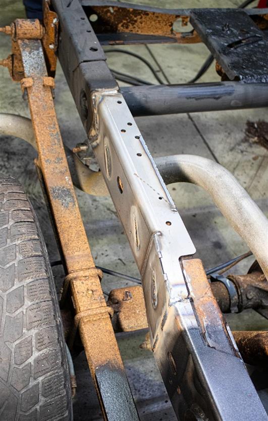 Rust Buster Over-Axle Frame Repair Kit (Left / Driver Side) - RB7321L