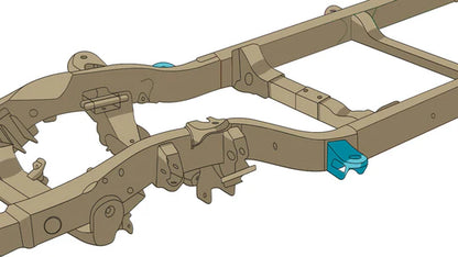 Rust Buster RB7324L Front Cab Mount 1999–2013 GM Pickups